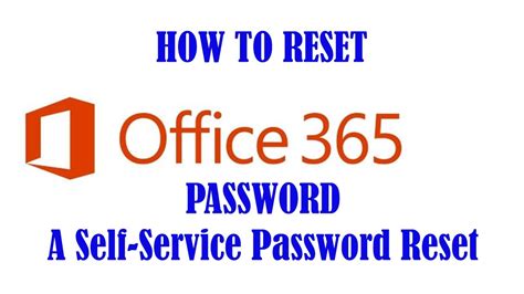 I see the app passwords in microsoft documentation but it seems no where to be found. HOW TO RESET OFFICE 365 PASSWORD - A Self-Service Password ...