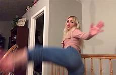 fart girl rips nasty while dancing