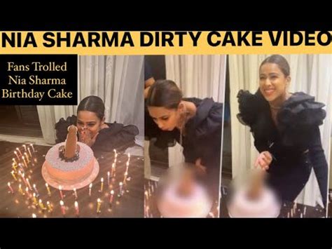 Rate this look of nia sharma out of 10. #NiaSharma Penis Cake Video | Nia Sharma Birthday Cake ...