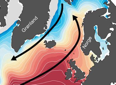 Golfstrømmen gør dele af europa, især skandinaviske lande, storbritannien og irland varmere, end de ville være uden tilstrømning af varmt. Forskerne har avslørt nok en flik av Golfstrømmens ...