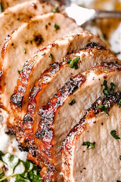 Slow cooker crock pot pork tenderloin recipe with appleswicked spatula. Garlic Balsamic Pork Loin Roast in 2020