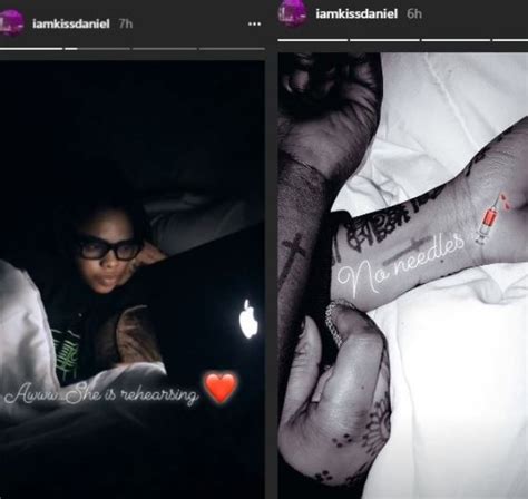 Kiss daniel and chidinma gets matching tatoo. Kiss Daniel and Chidinma express their love for each other ...