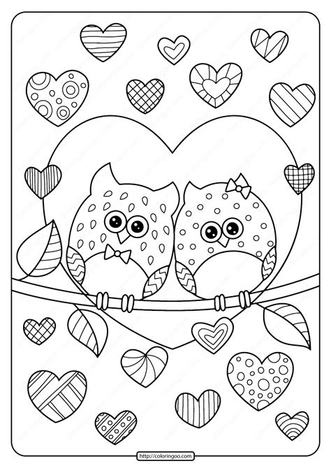 We did not find results for: Owls in Love with Hearts Pdf Coloring Page