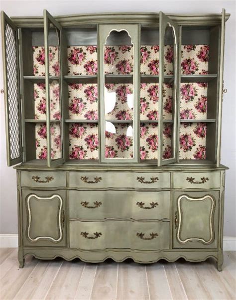 Maybe you would like to learn more about one of these? Upcycled Shabby Chic Furniture China Display Cabinet with ...