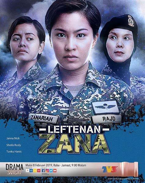 Zana is the youngest daughter of major (b) rahmat. Drama Leftenan Zana (2019) TV3