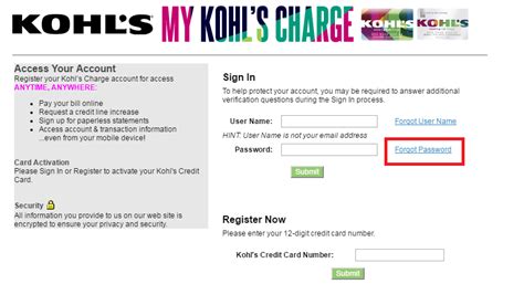 In case you want to. Kohls credit card bill pay - Credit card