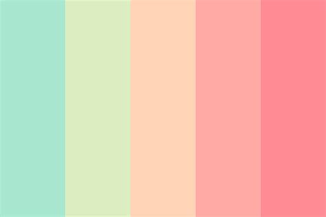 You can download each of the color palettes or the selected colors as a gimp, adobe® ase, or tailwind css palette. Pastel Miami colour palette | Paleta de cores rosa ...