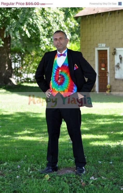 Get the best deals on tie dye wedding dress and save up to 70% off at poshmark now! SPRING SALE CUSTOM Men's Tie Dye Vest and Bowtie by ...