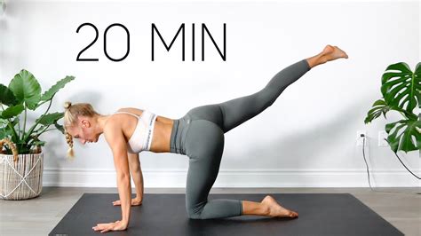 20 MIN FULL BODY WORKOUT | At Home & Equipment Free - YouTube