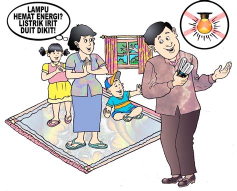 Pada masa itu, lampu sorot dipasang pada tembok. TIPS HEMAT ENERGI & LISTRIK
