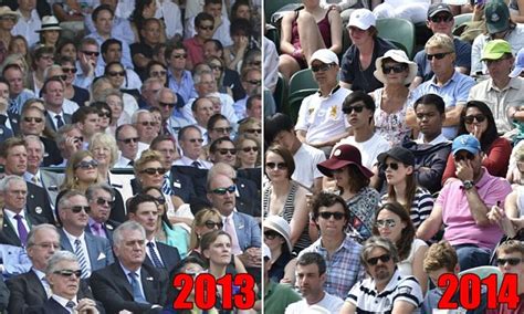 A romance in three acts. Wimbledon eases dress code in Centre Court debenture seats
