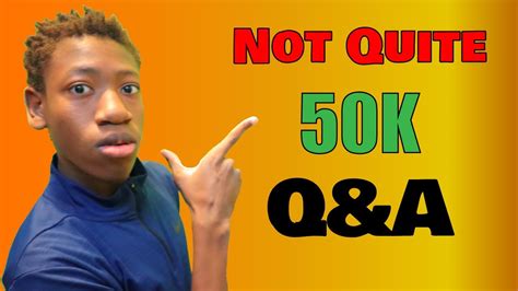 It is very likely i can meet your needs and do so inexpensively. 50k Q&A (answering your common questions)- CDusk - YouTube