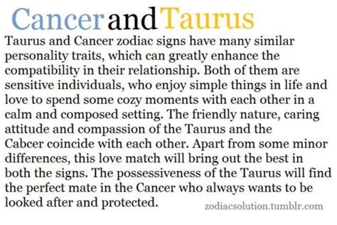 It is the case that the water sign is known for nurturing the earth. Cancer x Taurus by rufionitram on DeviantArt