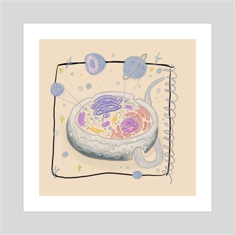 Maybe you would like to learn more about one of these? Animal Cell Doodle, an art print by Doodles In The ...