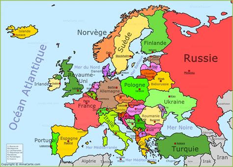 L'europe l'europe est le plus petit des 5 continents. Malte Sur Une Carte D Europe | imvt