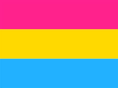 Pansexual flag color palette by transfinite. a grey area of asexuality | silently queer