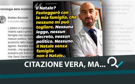 Non mi stanco di ripetere che occorre ancora vigilare, sequenziare di più e che bisogna tendere a un'immunità di gregge almeno dell'80 per cento. Coronavirus. La citazione di Matteo Bassetti: «Il Natale ...