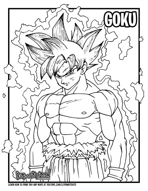 3cm for more drawings like. How to Draw ULTRA INSTINCT GOKU (Dragon Ball) Drawing ...