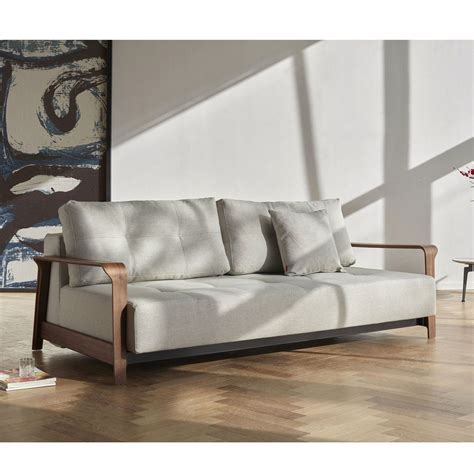 These include bedding, bathroom essentials, seating arrangements, homeware, decor objects, lights, and a lot more. Movie Night Sofa Bed - Wood Arms (Queen) | Sofa bed queen, Sofa bed wood, Sofa