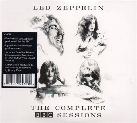 Bbc sessions is a compilation album featuring studio sessions and a live concert recorded by english rock group led zeppelin for the bbc. Silver Train:LED ZEPPELIN / THE COMPLETE BBC SESSIONS