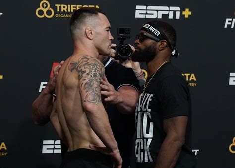 17 апреля 1982 | 39 лет. Colby Covington e Tyron Woodley travam encarada tensa na ...