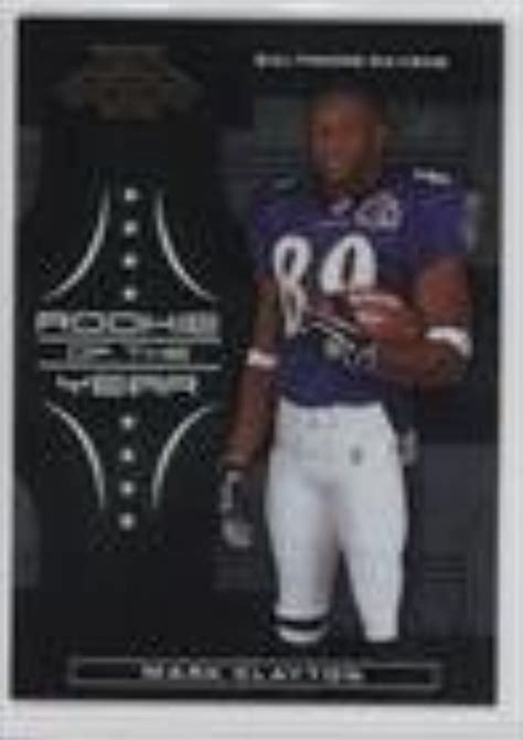 Mark Clayton #49/250 (Football Card) 2005 Playoff Contenders Rookie of the Year Contenders Green 