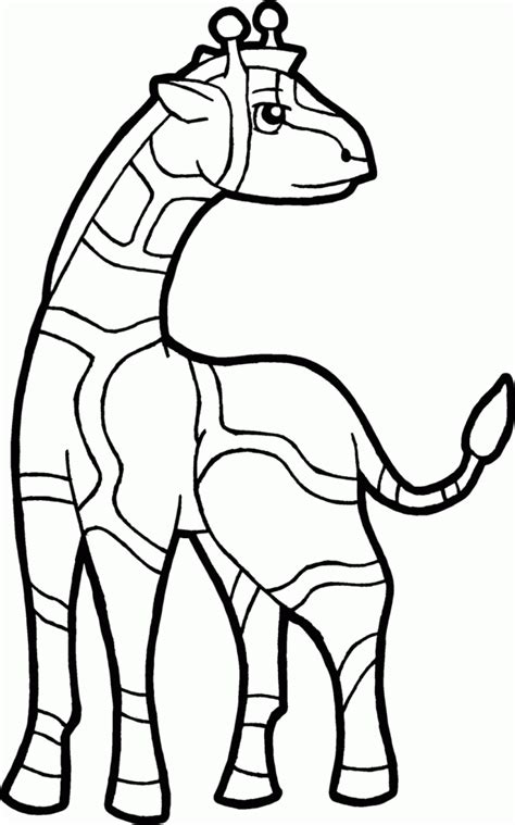 By best coloring pagesjuly 30th 2013. Cartoon Giraffe Coloring Pages - Coloring Home