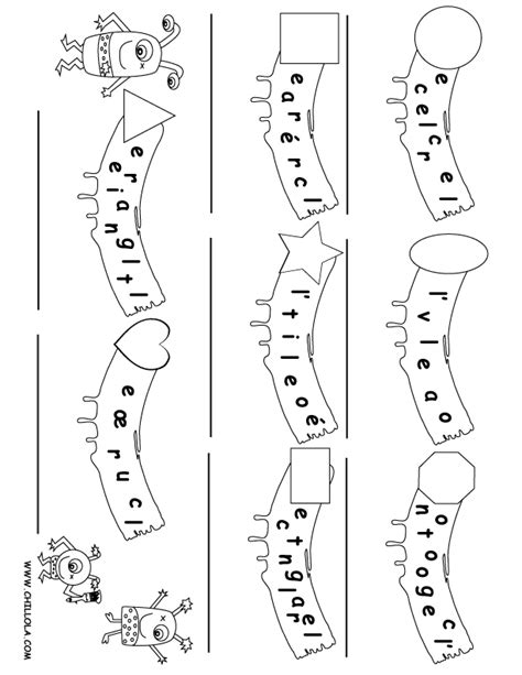 Each chapter includes several activities that build on one another, culminating in a fun final project. FREE ~ Number Word Scramble ~ French Printouts for Kids ...