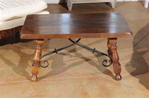 Check spelling or type a new query. Spanish Walnut Fratino Style Coffee Table with Iron ...