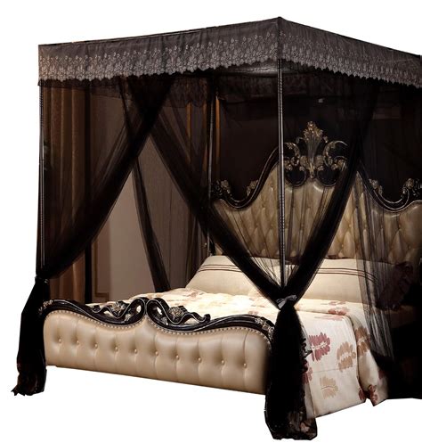 Maybe you would like to learn more about one of these? Amazon.com: Nattey 4 Corners Post Canopy Bed Curtain for ...