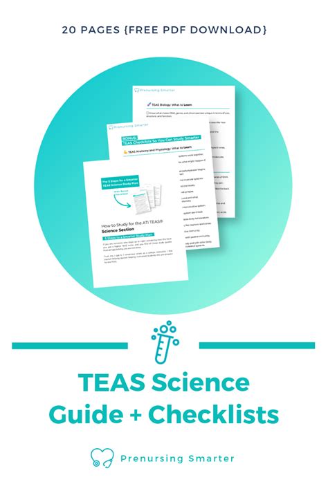 Teas 5.0 free study guide. TEAS Science Study Guide | Prenursing Smarter | School study tips, Study guide, What to study