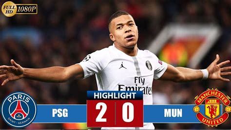 The blues also hold a trump card: PSG vs Manchester United 2-0 Highlights & All Goals (Last ...