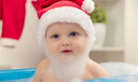 Then, you'll need to select the rectangular marquee tool and draw a selection around the hair. baby with bubble santa beard | Christmas portraits ...