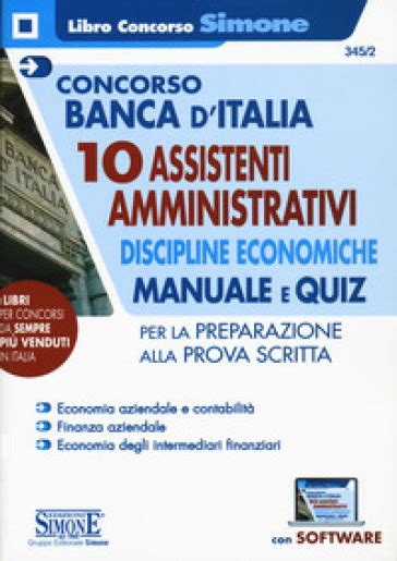 La banca d'italia ha indetto un concorso pubblico destinato a laureati in giurisprudenza con voto 110/110 per 3 posti per lo svolgimento della pratica forense presso il servizio iscriviti alla newsletter e seguici sui canali social per ricevere tutti gli aggiornamenti sui prossimi concorsi della banca d'italia. Concorso Banca d'Italia. 10 assistenti amministrativi ...