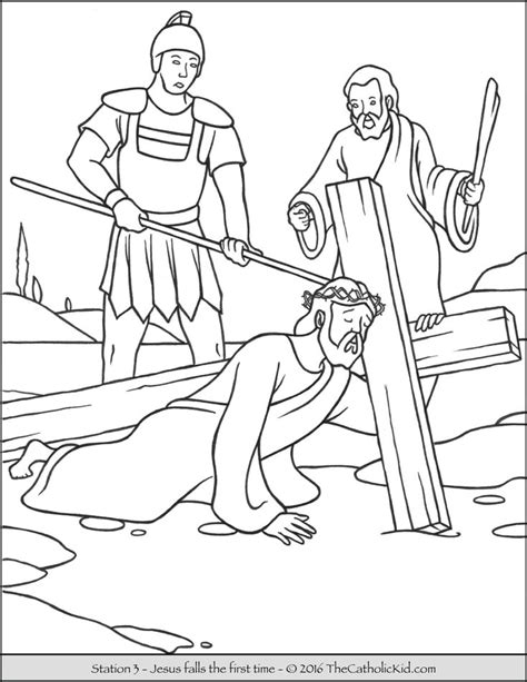 Jesus said, father, forgive them. 14 best images about Stations of the Cross Coloring Pages ...