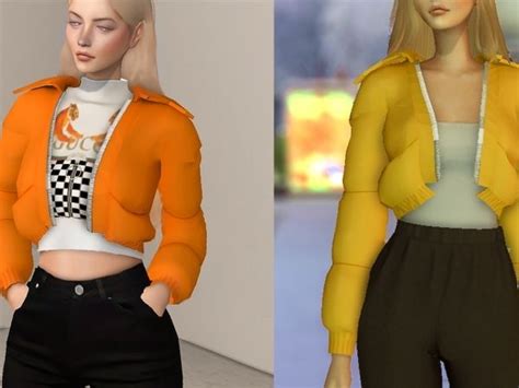 Aug 21, 2021 · simsdom sims 4 cc : Velour Cropped Puffer. - The Sims 4 Download - SimsDom ...