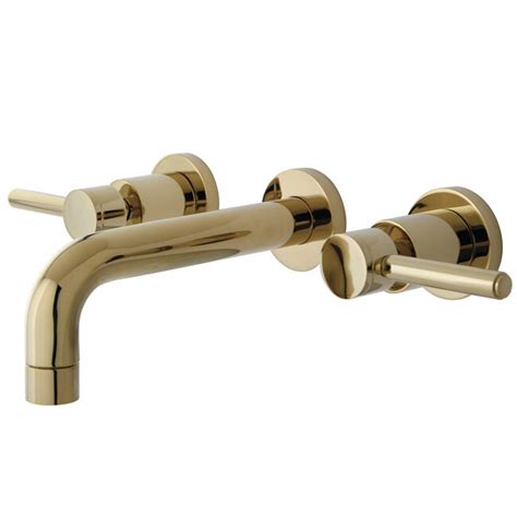 These faucets are available in various finishes, styles and handle option and create a clean modern look in your bathroom. Elements of Design South Beach Wall mounted Bathroom ...