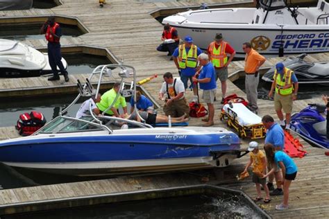 Smith mountain lake itself was created in 1960 when appalachian power built a dam on the roanoke river in smith mountain gap. Boat jumps dock in Smith Mountain Lake accident - TeamTalk