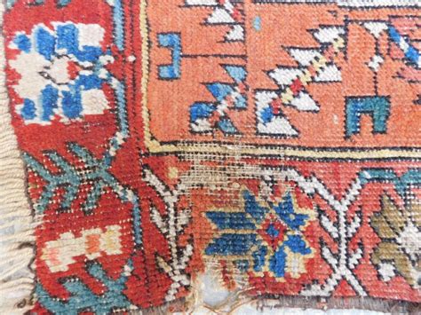 3x14 vintage runner rug wool hand knotted antique handmade geometric mint 4x14. Caucasian Runner Carpet in Terracotta, Blue and Ruby For ...