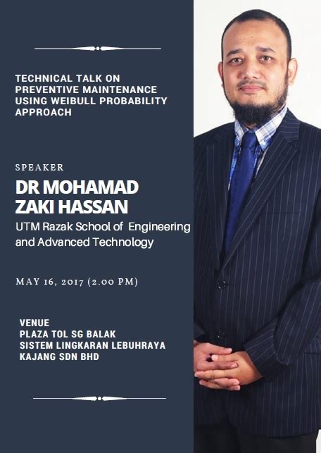 Ministry of higher education (mohe). Technical Talk | MOHAMAD ZAKI BIN HASSAN (DR.)