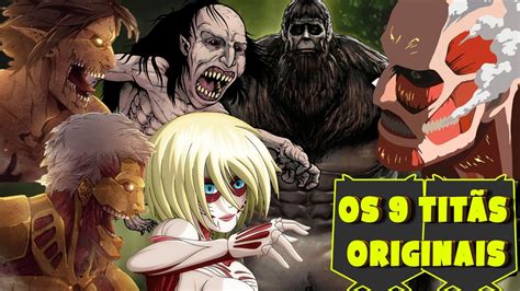 The story follows eren yeager, who vows to exterminate the. SHINGEKI NO KYOJIN: OS 9 TITÃS ORIGINAIS | Player Solo ...