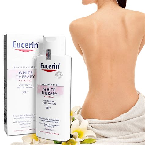 Eucerin white therapy spot corrector ขนาด 5 ml. Sữa dưỡng thể trắng da Eucerin White Therapy SPF 7 - 250ml