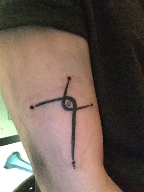 The more determined you are, more likely you can. New tattoo Stylized cross that I designed | New tattoos ...