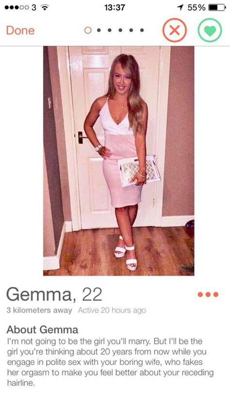 Others, like eharmony, make you fill out an endless questionnaire before you can even think tinder lets you secretly alert emergency services if you're on a particularly bad date. 9 Funniest Tinder Profiles #tinder #funny #adultmemes ...