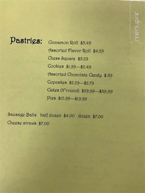 Founded in 1969, cracker barrel old country store is a chain of family restaurants that provides a range of dining options. Menu of The Sunflour Bakery & Eatery in Good Hope, AL 35055