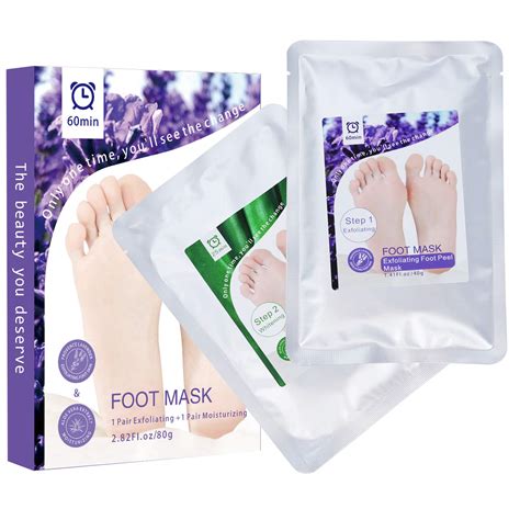 Für unreine & zu akne neigende haut: NOGIS Exfoliating Foot Peel Mask 2 Pairs For Softer ...