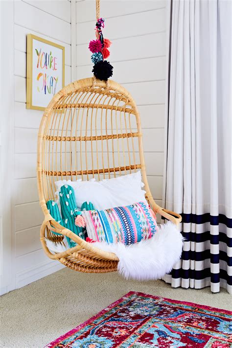 Turn an old kitchen table into an activity/homework station where kids can create, learn and play. Trendspotting: Hanging Chairs are Swinging into Kids ...