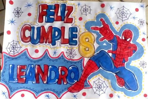 La canción 17 años, de los ángeles azules es sin duda una de las más populares, recientemente se vio envuelta en un escándalo por su letra. Pancarta de cumpleaños spiderman (con imágenes) | Pancarta ...