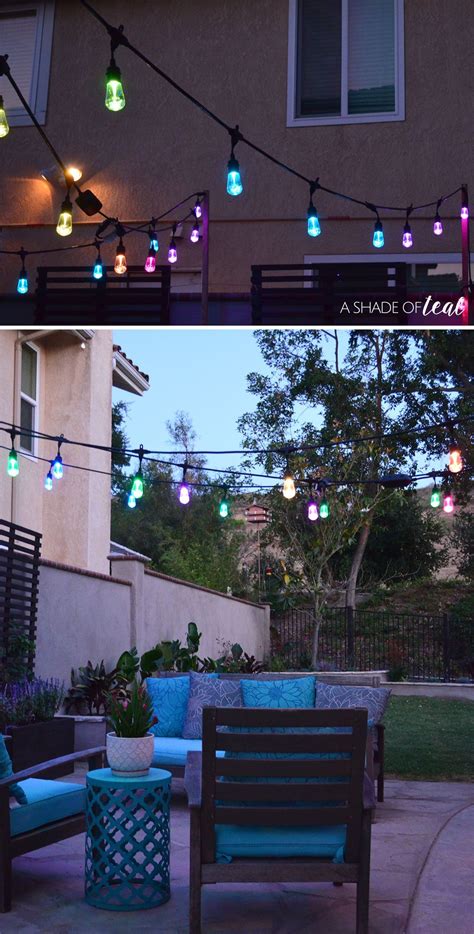 The first step to a flawless patio light design is making sure you know the dimensions of your space. This post was sponsored by Enbrighten Seasons Color ...