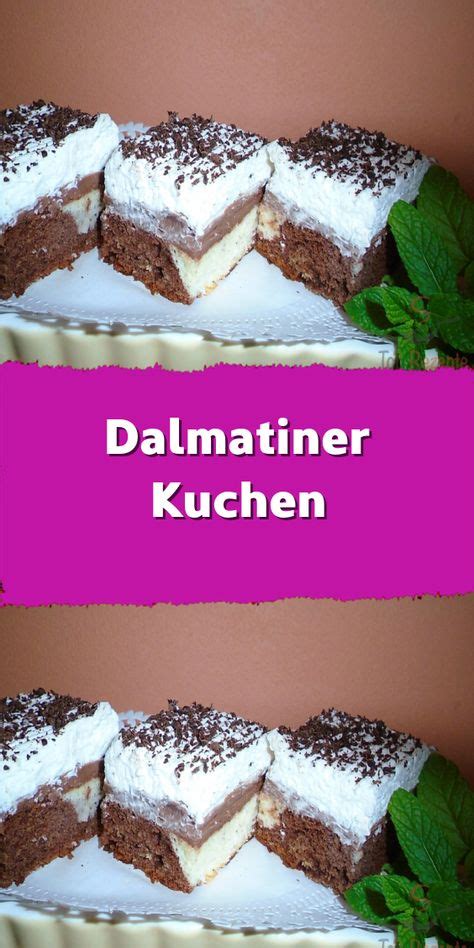 Eine buttercreme aus butter und gezuckerter kondensmilch. Dalmatiner Kuchen | Kuchen kuchen, Kuchen rezepte